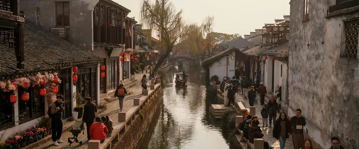 Сучжоу + Чжоучжуан — Сучжоу за день: маршрут для студентов — сады, каналы, улицы